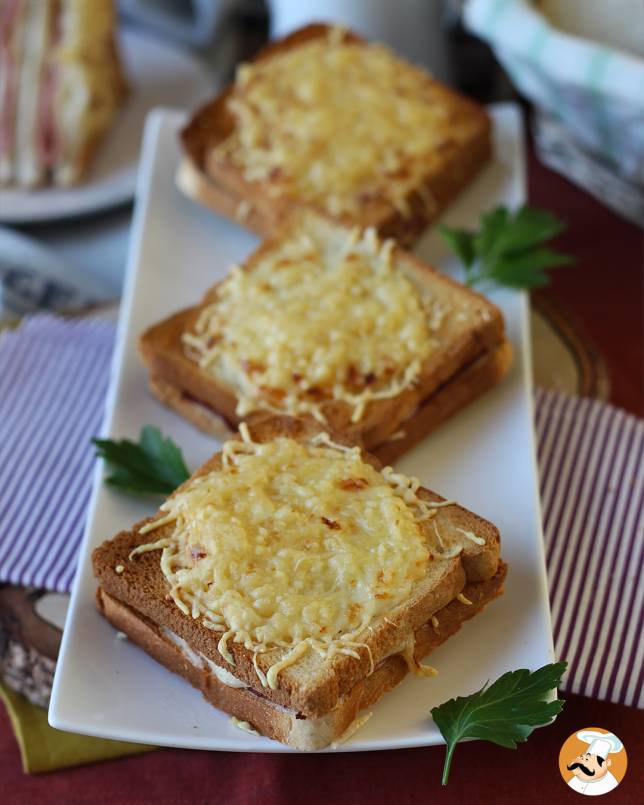 1. Croque monsieur i fritös