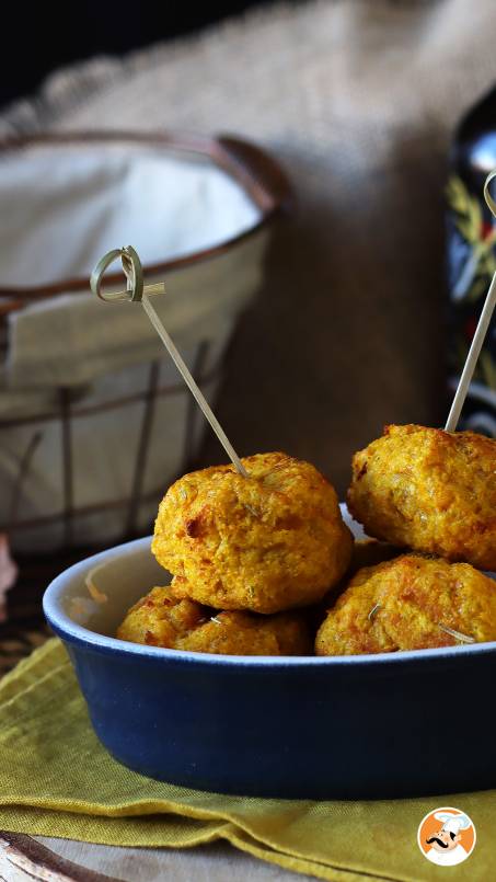 3. Köttbullar med pumpa i fritös