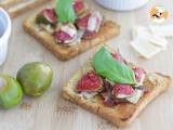 Recept Bruschetta med fikon, parmesan och parmaskinka