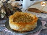 Recept Baklava-liknande cheesecake med pistage, krispig och smältande