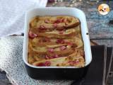 Recept Ugnsbakad rostat bröd med rosa pralintopping, ett ultra-gourmetrecept