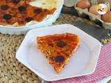 Recept Quiche med paprika och chorizo