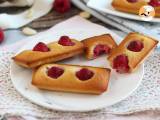 Recept Raspberry financiers, det detaljerade receptet som är lätt att göra