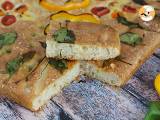 Recept Focaccia blommor - focaccia konst