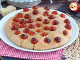 Recept Focaccia med körsbärstomater