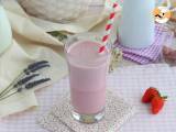 Recept Hallon- och jordgubbsmilkshake