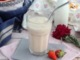 Recept Milkshake med jordgubbar och vanilj