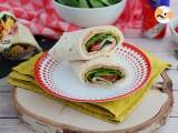 Recept Spenatwraps med skinka och cheddar