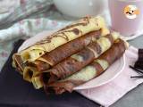 Recept Marmorerade crêpes med vanilj och choklad