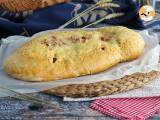 Recept Fougasse med bacon och lök