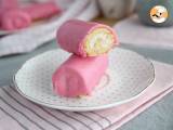 Recept Mini rullar med jordgubbar, rosa pantrar