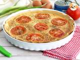 Recept Quiche med tonfisk och tomat