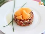 Recept Tartare av skinka, melon och tomat