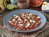 Recept Carpaccio av vattenmelon: en uppfriskande förrätt för sommaren