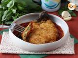 Recept Panerad aubergine milanese style men vegetarisk - air fryer matlagning