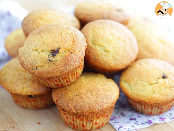 Recept Muffins med chokladbitar, det amerikanska receptet