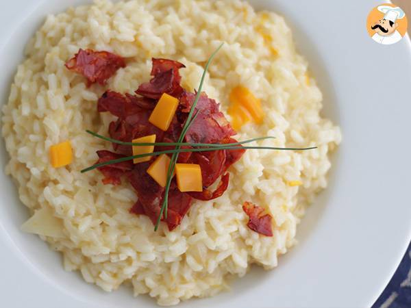 Recept Risotto med ost och chorizo