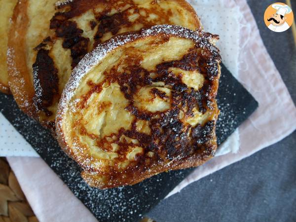 Recept Fuktig och krispig brioche perdu