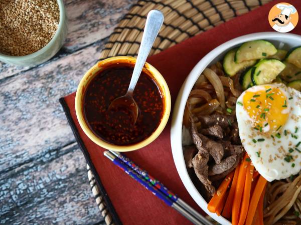 Recept Kryddig koreansk gochujangsås till bibimbap