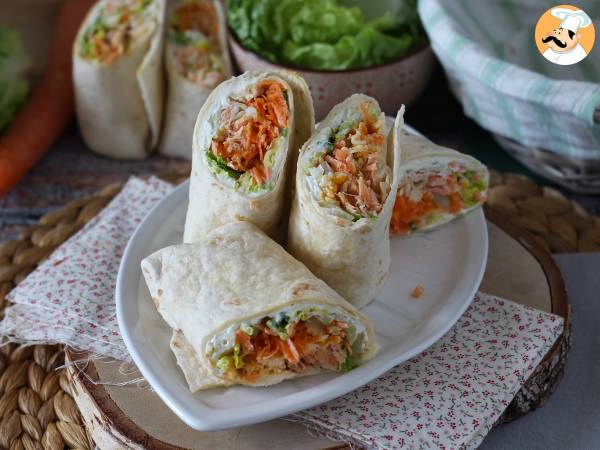 Recept Wraps med lax, den perfekta, praktiska smörgåsen att ta med sig överallt