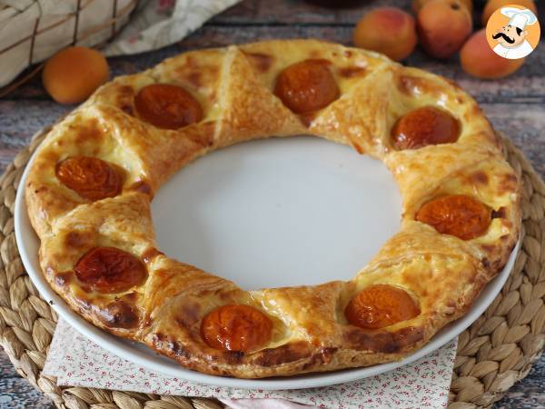 Recept Tarte oranaise - smördeg, vaniljsås och aprikoser