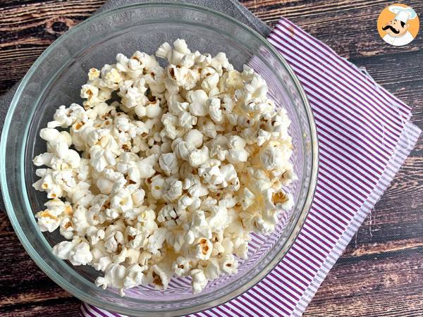 Recept Oljefria popcorn för mikrovågsugn