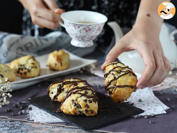 Recept Enkla och mycket fluffiga chokladscones