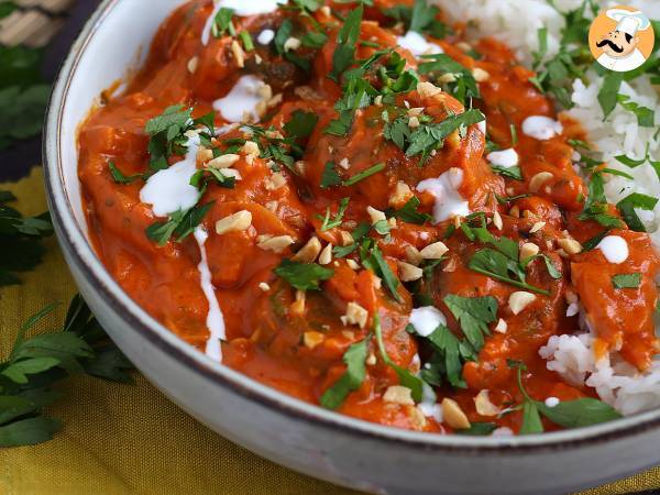 Recept Vegansk malai kofta: kikärtsköttbullar med tomatsås