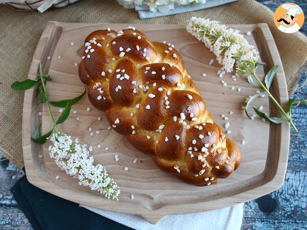 Recept Flätade briocher med 8 strängar