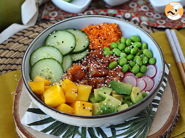 Recept Poké bowl med lax