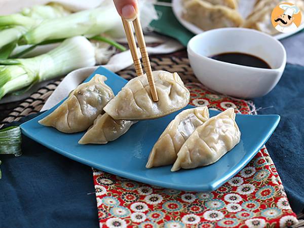 Recept Gyozas med kyckling, morötter och champinjoner