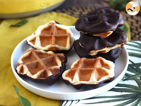 Recept Mini chokladvåfflor