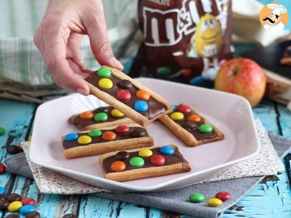 Recept Kex med m&m's