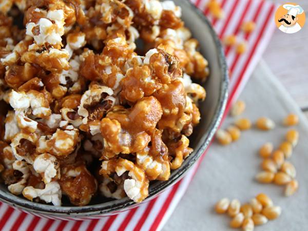 Recept Popcorn med karamell