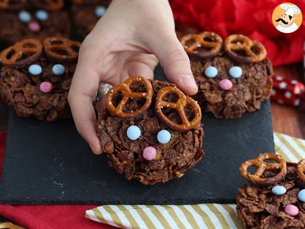 Recept Rosa sandkakor med jultema