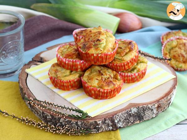 Recept Muffins med purjolöksfondue