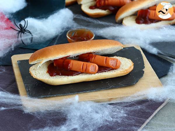 Recept Blodiga halloween-korvar