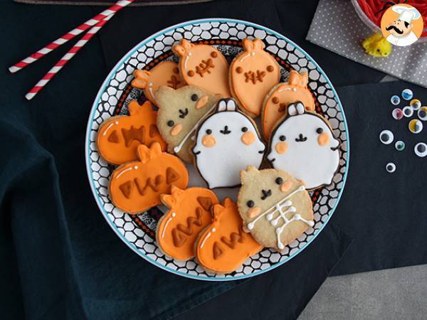 Recept Molang halloween mördegsbröd