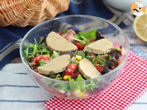 Recept Landaise-sallad med foie gras (périgord-sallad)