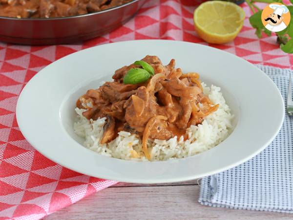 Recept Snabb och enkel biff stroganoff