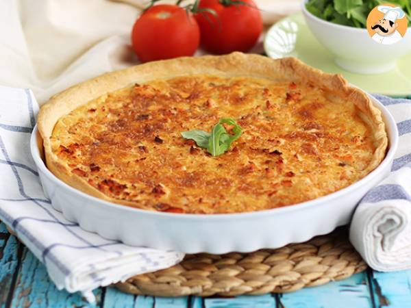 Recept Snabb och enkel laxquiche