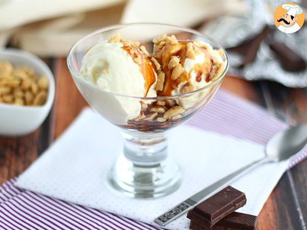 Recept Sundae, den söta amerikanska glassen