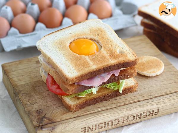 Recept Club sandwich med ägg