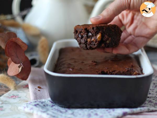 Recept Choklad- och valnötsbrownie i luftfritösen