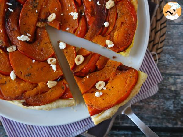 Recept Tatin av pumpa med getost och honung