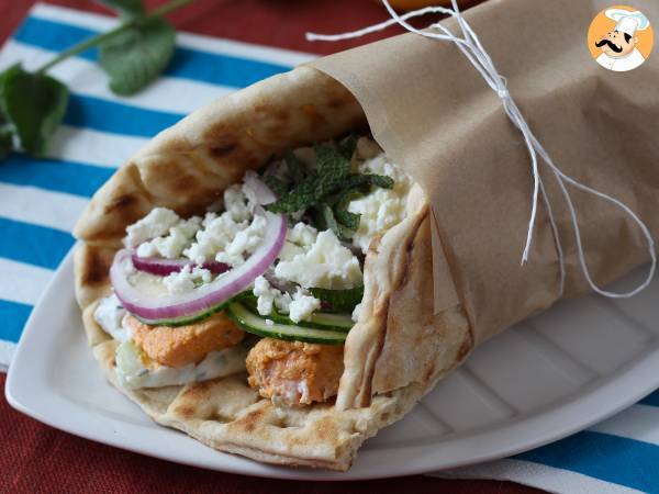 Recept Gyros med lax, den perfekta grekiska fiskmackan för sommaren!