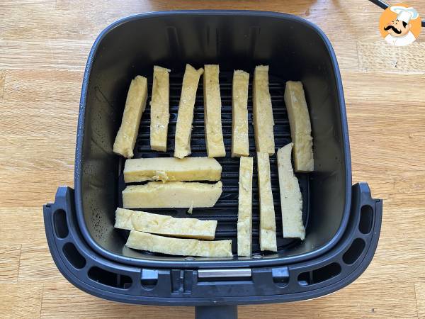 Skuldfri friterad polenta: krispig, gyllene och perfekt i Air Fryer! - Beredning steg 6