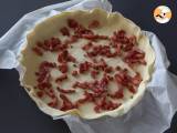 Lätt hemlagad quiche lorraine recept - Beredning etape 1