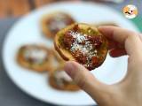 Toast med pesto, parmesan och soltorkade tomater - Beredning etape 3