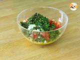 Mycket enkel orientalisk tabbouleh - Beredning etape 2